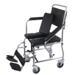 αναπηρικά αμαξίδια - αμαξίδια ενηλίκων - Αναπηρικό Αμαξίδιο Απλού Τύπου με Δοχείο και πτυσσόμενα πλαϊνά, 44cm - YgeioMed